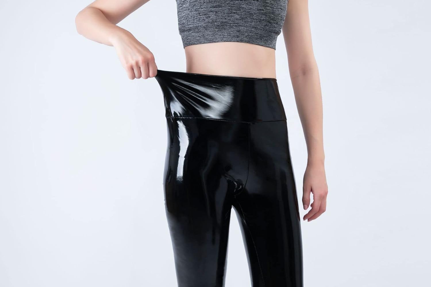 Women Shiny Metallic Sports Leggings Bright Pencil Pant Fitness Fashion Jeggings Candy Color Trousers - Image 6