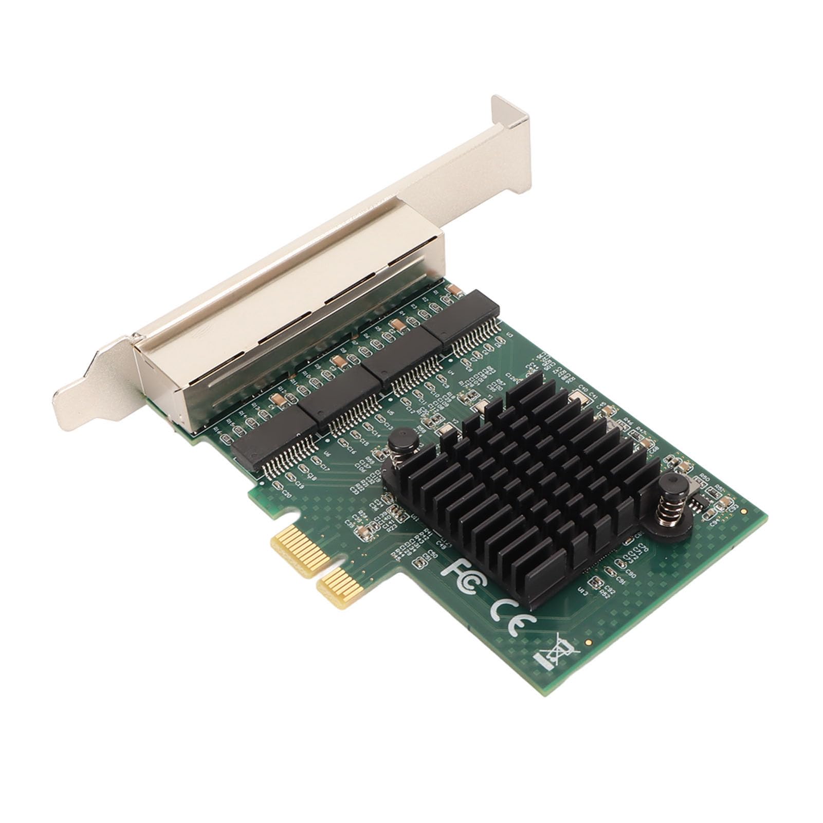 Gigabitowa Karta Sieciowa PCIe Wysokowydajny 4-portowy Adapter
