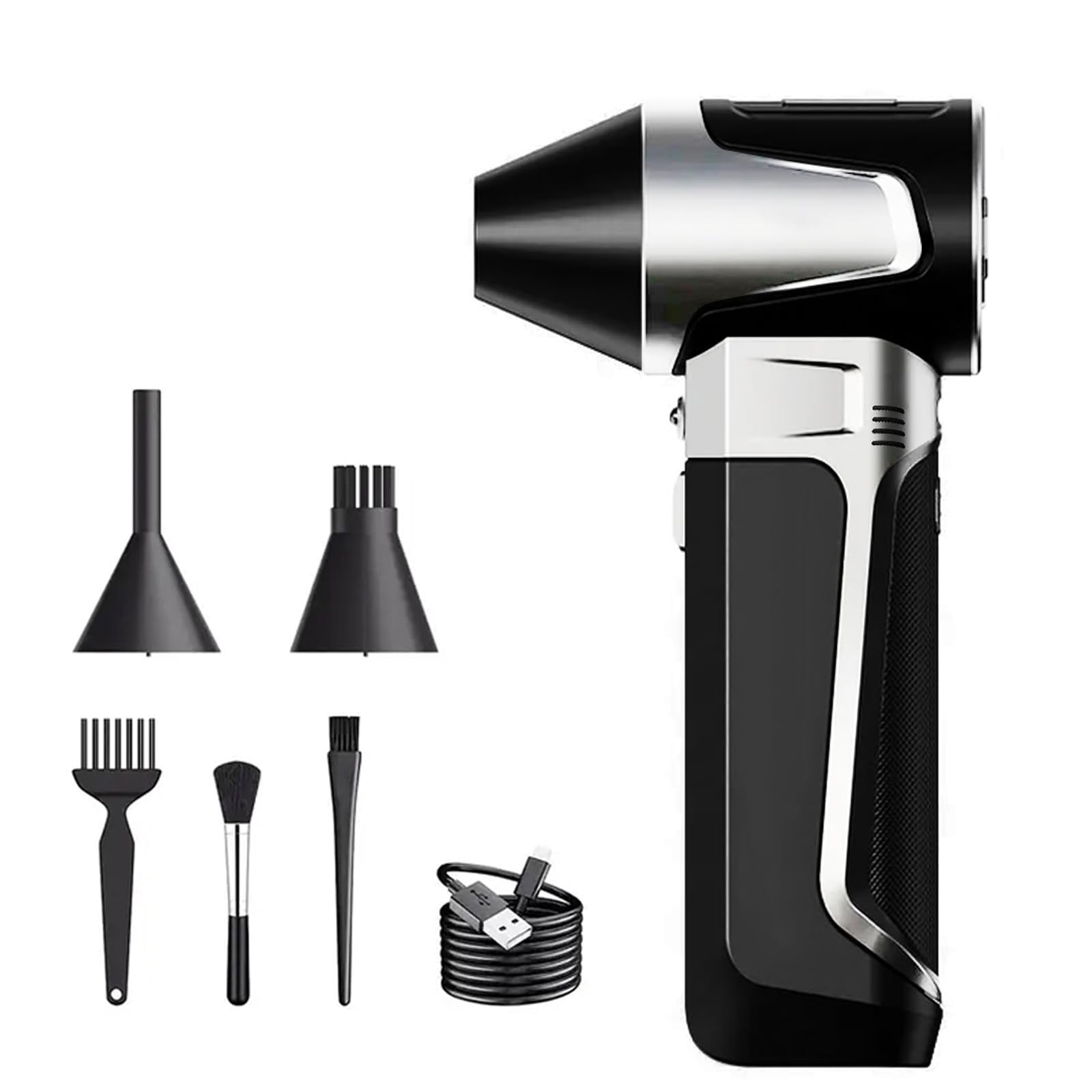 Tsophreniq Fan Air Blower 130000Rpm Cordless With Rechargeable 2500Mah Battery For Efficient Removal In Homes And Handheld Pocket Fan