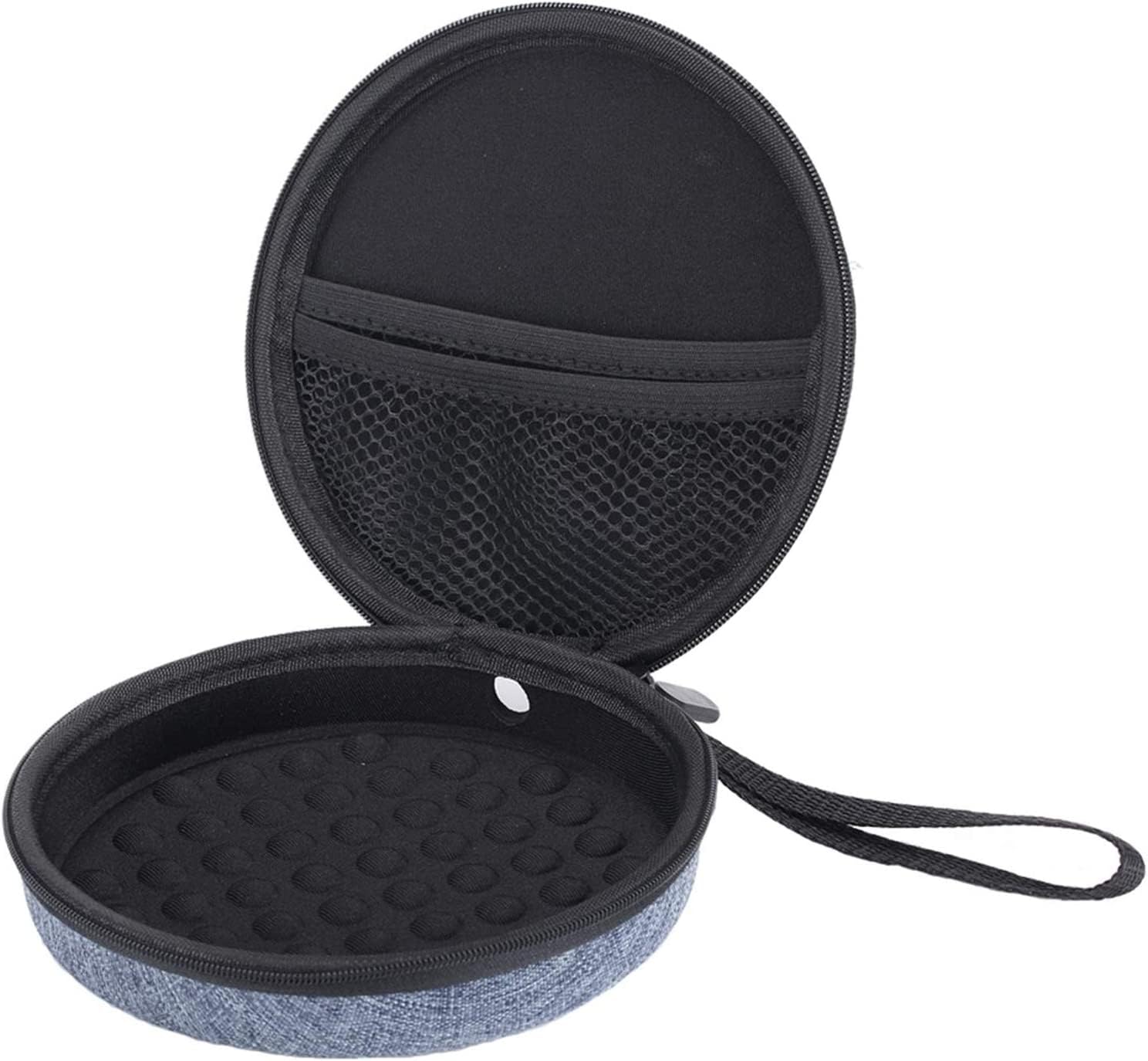 Borsa per lettore CD durevole portatile Custodia da viaggio rigida compatibile con lettore CD HOTT 511/611/711 / 611T Lettore Compact Disc personale, cuffie, cavo USB e AUX
