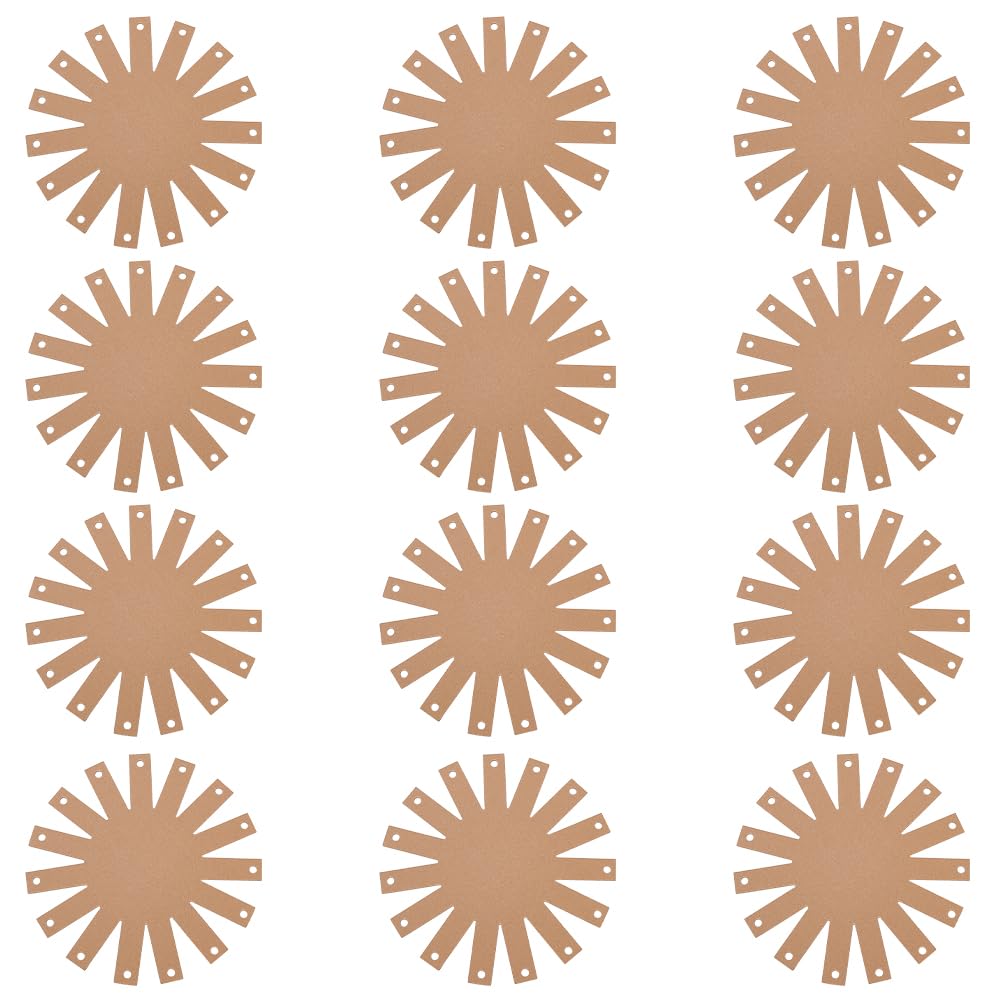 FREEBLOSS - Base de cesta tejida (12 piezas) para tejer cestas (7 x 87) - Formas para hacer cestas para principiantes - Plantilla de papel para cestas tejidas - Suministros para hacer cestas - Cesta de papel corrugado para actividades de Pascua