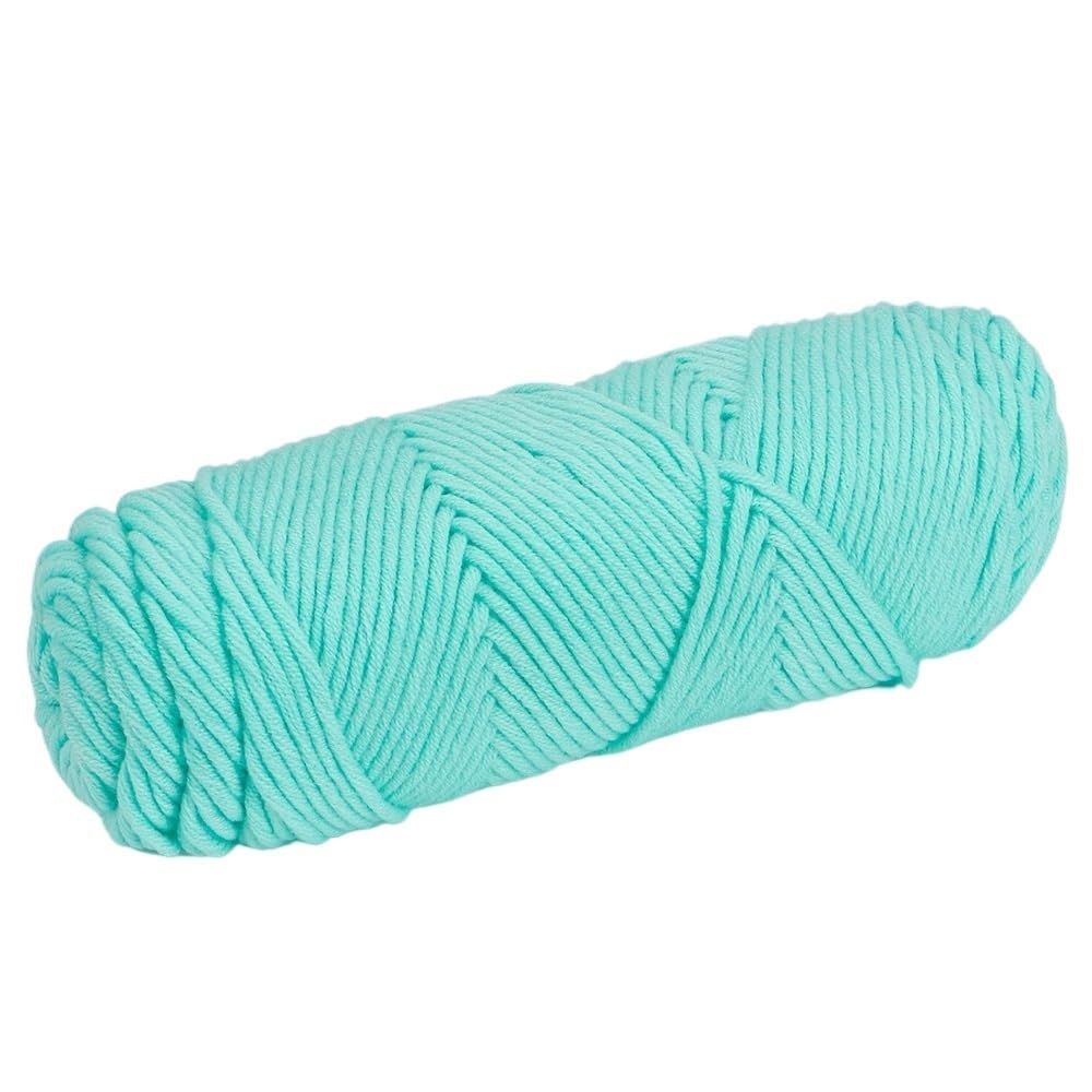 HäKelgarn 5 Stück Baumwollgarn, 500 g, leichtes, dickes Kammgarn(Color3)