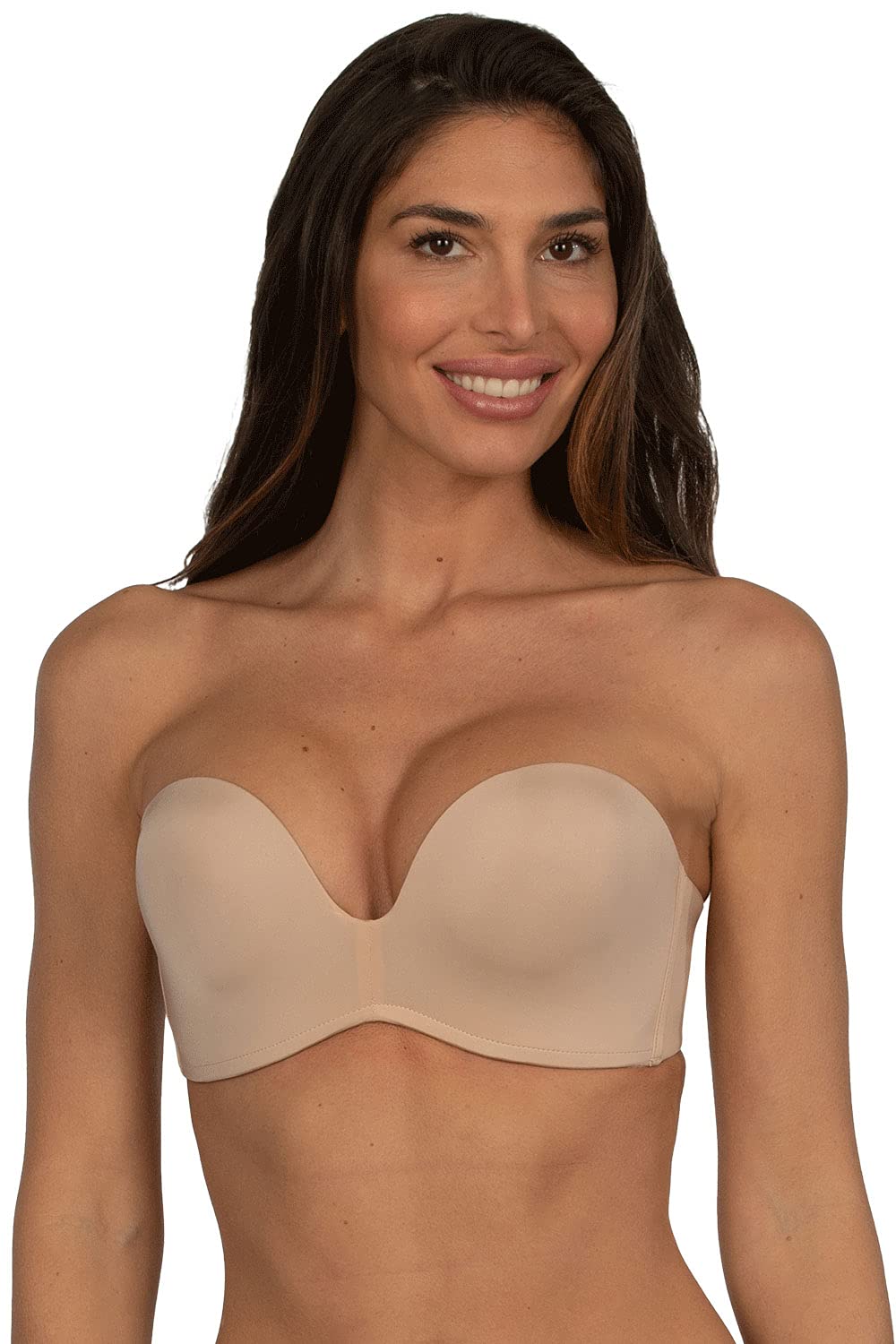 Wonderbra Perfect Strapless Biustonosz Codzienny, Beżowy, 80C