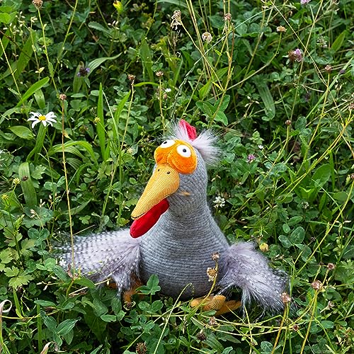 Sigikid 42984 Chilling Chicken Kikeriki Kuscheltier für Mädchen und Jungen: Sammeln, Schenken, Spielen, Schmusen, empfohlen für Kinder und Erwachsene von 3 bis 99 Jahren