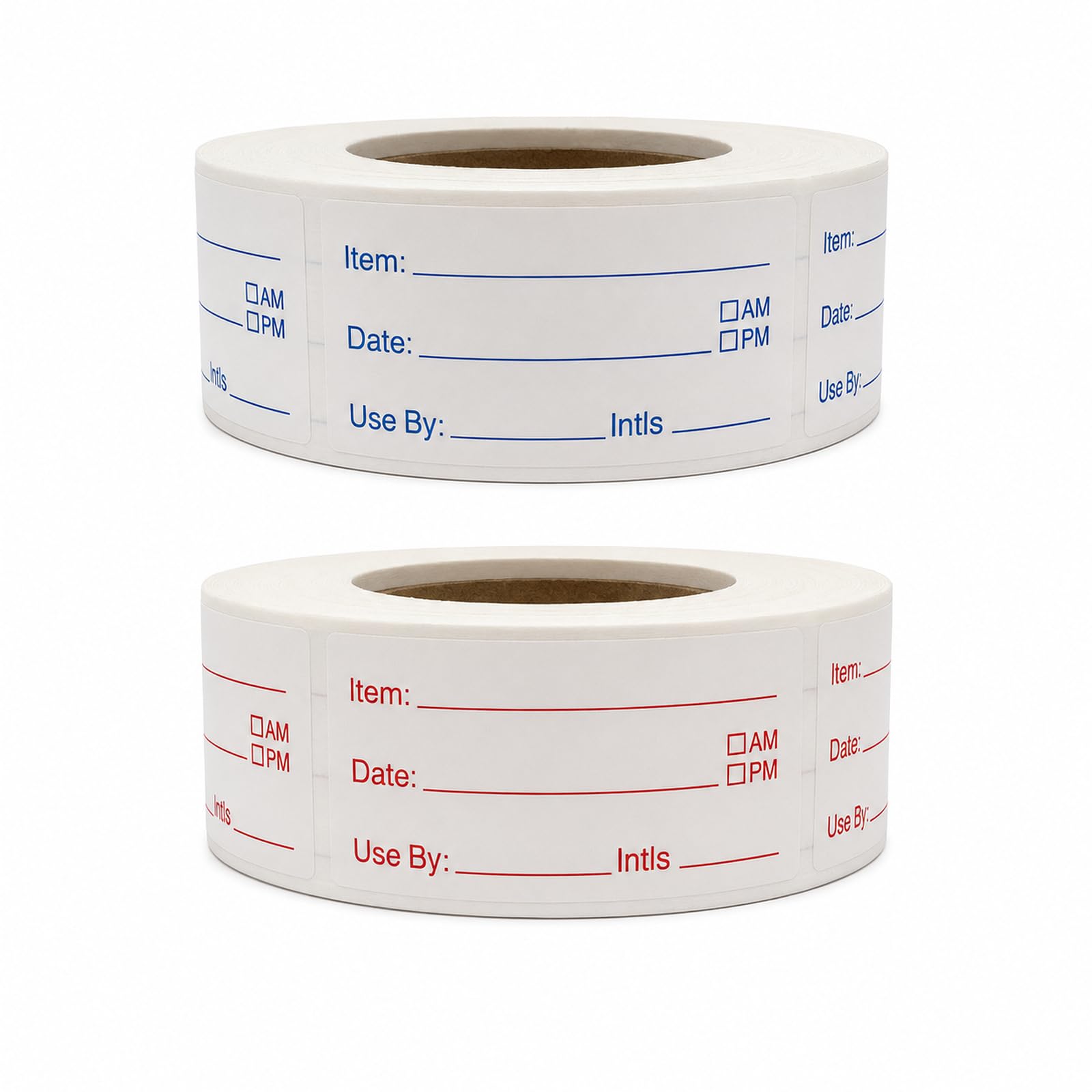 Photo 1 of 1 x 2 Inch Removable Food Labels, Date Label Stickers for Kitchen, 2 Rolls 1000 Pieces Freezer Labels for Food Containers, Waterproof, Oil-Proof, Tear Resistant, No Residue