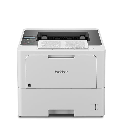 Brother HLL6210DW Business Monochrome Laser Printer with Large Paper Capacity, Wireless and Gigabit Ethernet Networking, Advanced Security Features and Mobile Printing (Renewed Premium) - HLL6210DW - Renewed