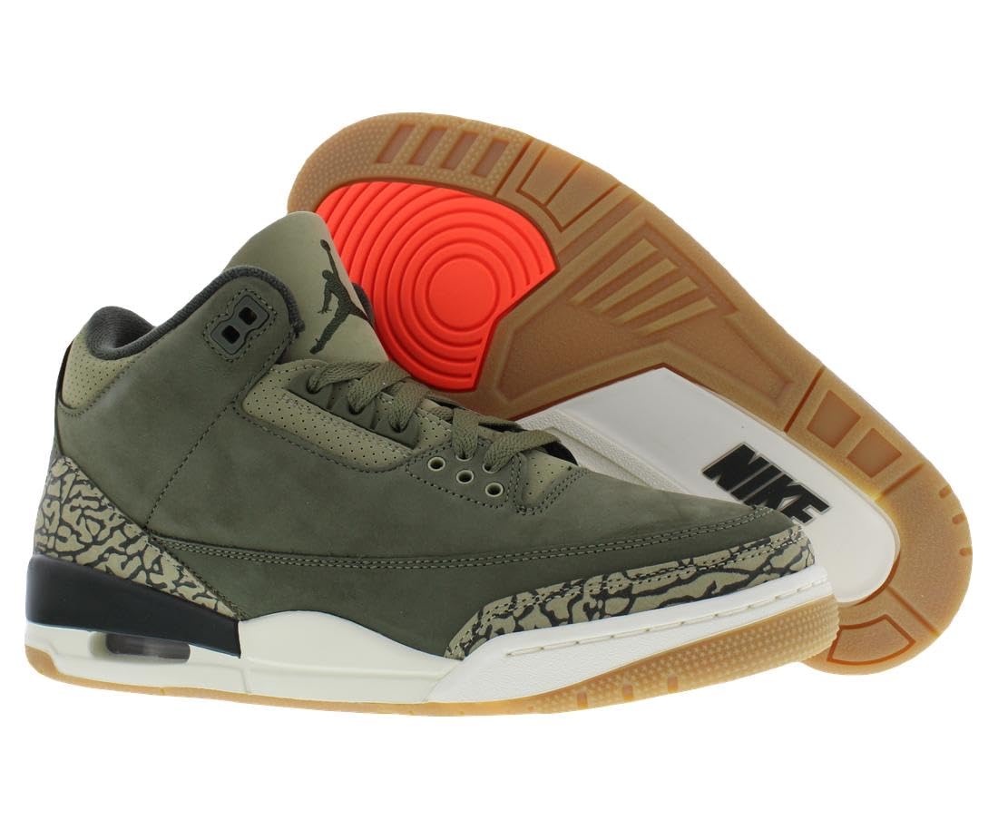 Jordan Air 3 Retro 'Medium Olive' (verde oliva)