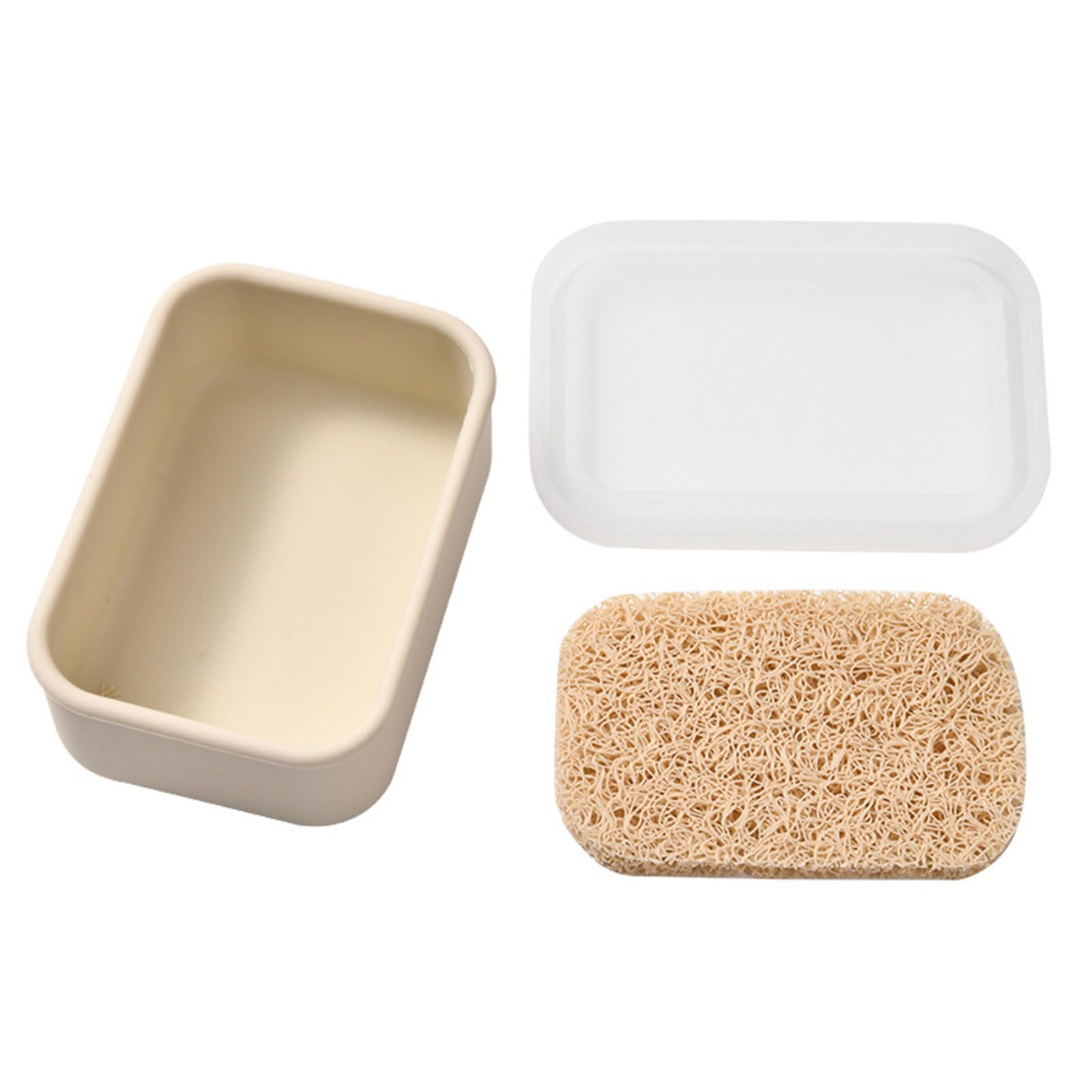 Carotoe F Soap Holders With Drain Pad Or Camping Gym Outdoor Use Soft Lexible Silicone Case Or Liquid Toiletries Waterproo Soap Container