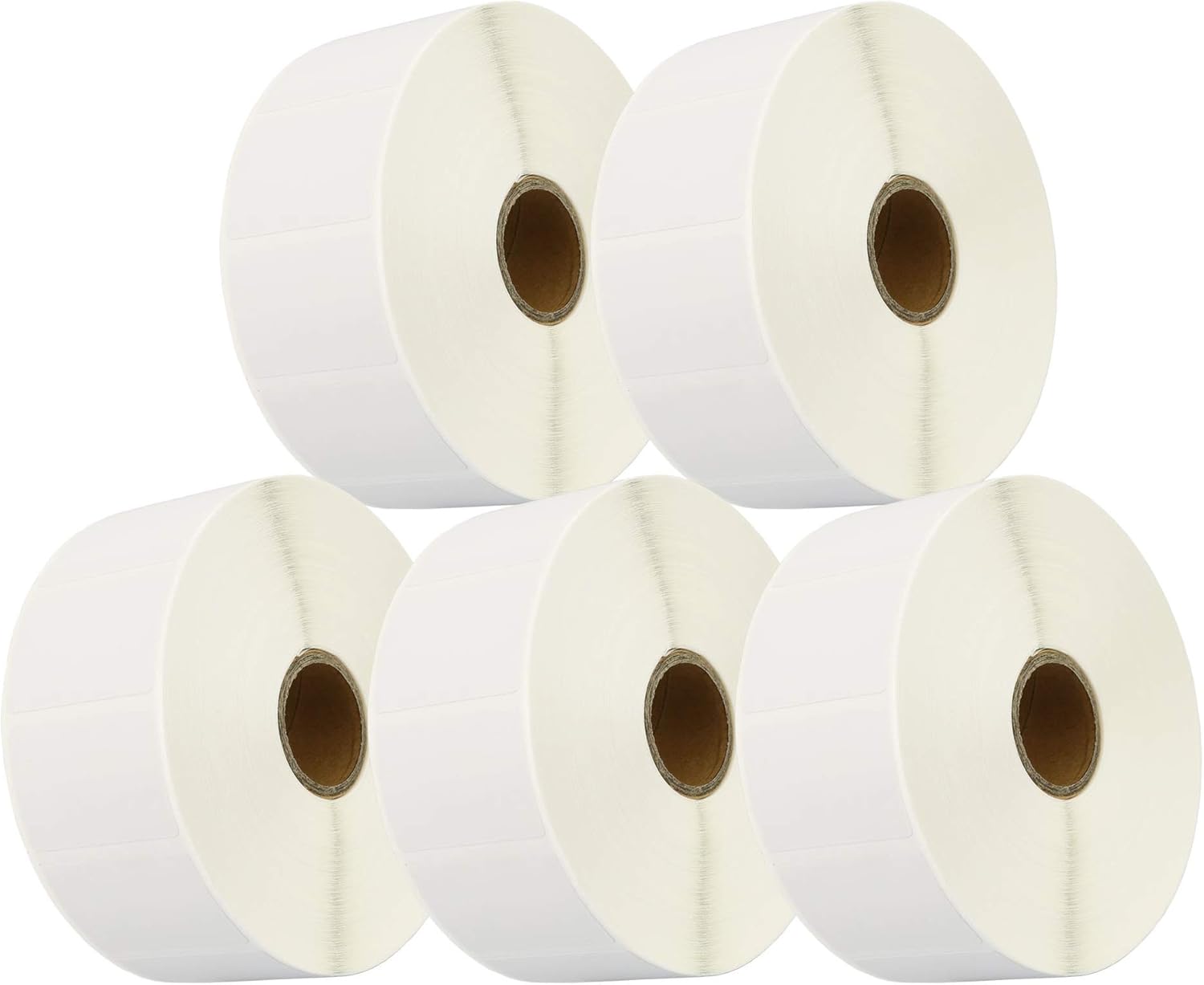 Cartridges Kingdom 5 x Zebra 38mm x 25mm White Direct Thermal Labels