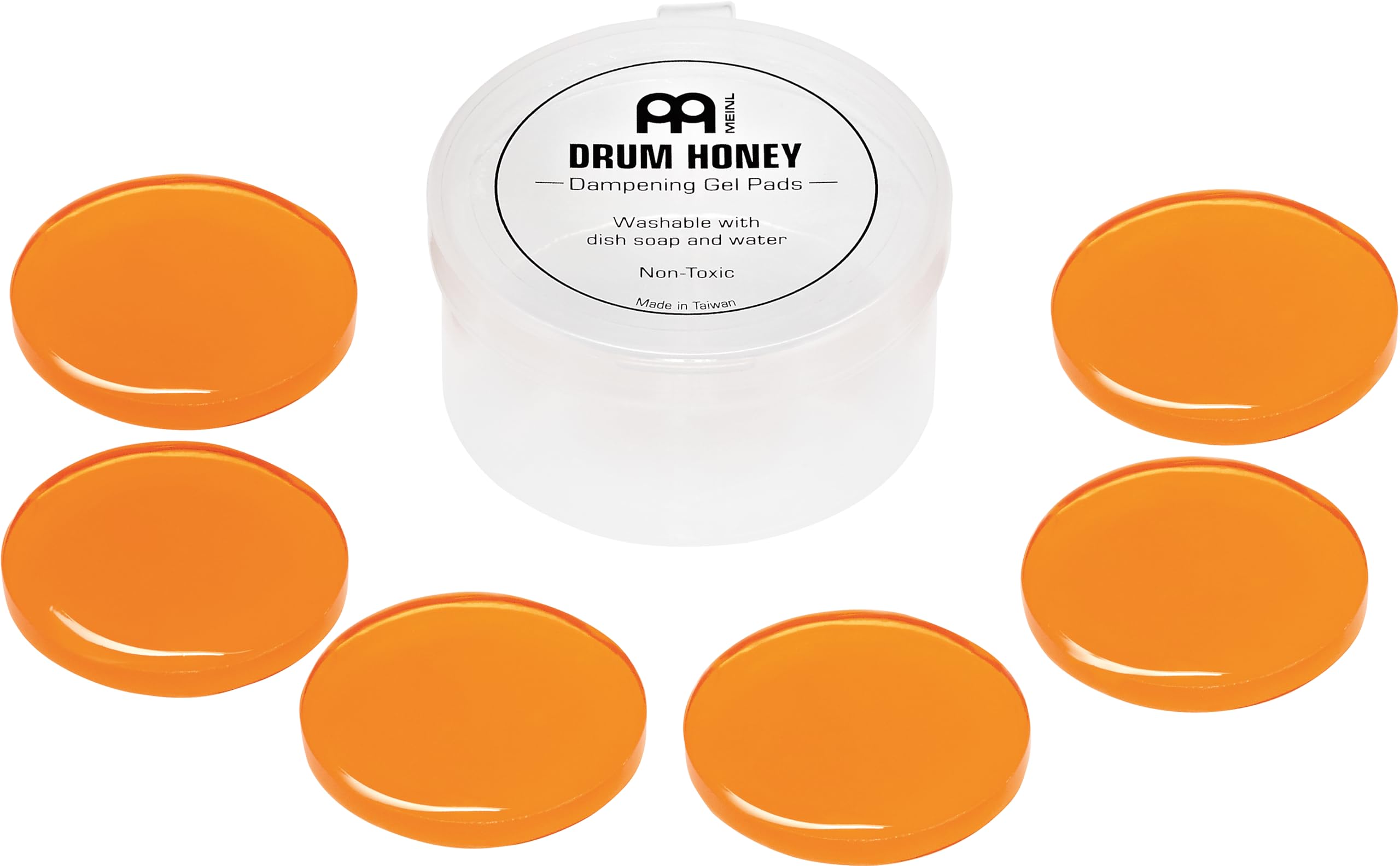 Meinl Drum Honey Drum and Cymbal Damper - Akcesoria perkusyjne, Pomarańczowy (MDH)