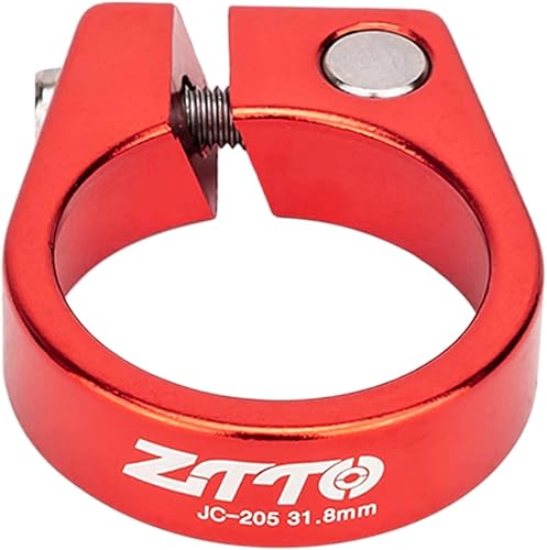 ZTTO Abrazadera de tija de sillín de bicicleta aleación de aluminio 1.126 in 1.252 in 1.374 in con llave de aluminio instalación rápida abrazadera