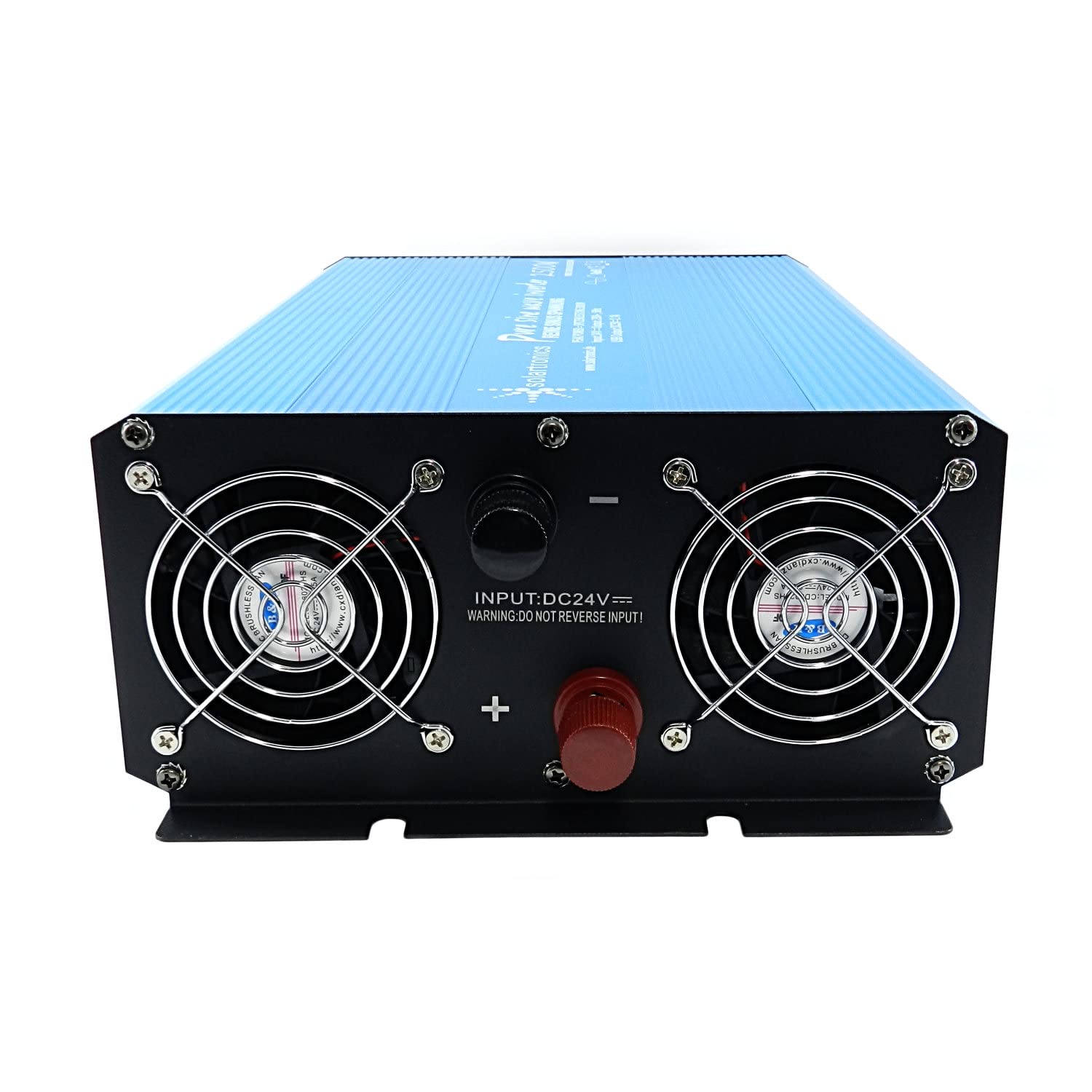 SOLARTRONICS TS2500 Spannungswandler 24V 230V Reiner Sinus 2500W/5000W Wechselrichter 24V auf 230V Stromwandler mit USB-A Anschluss und AC Steckdose