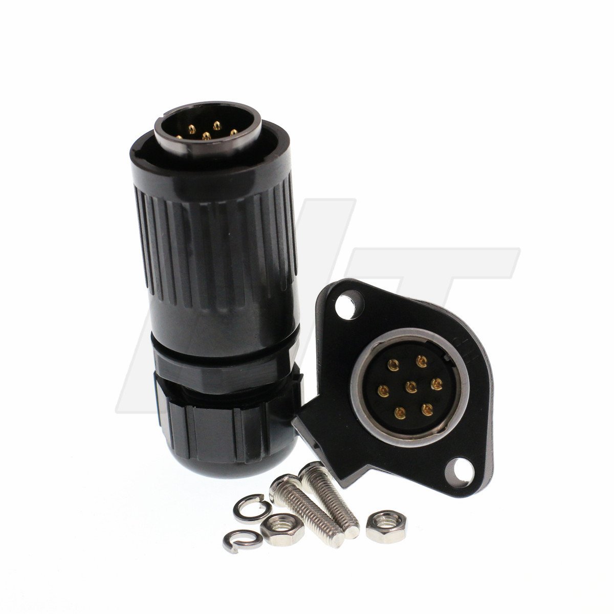 Buy HangTon HP20 7 Pin Connector Circular Power Waterproof Industrial ...