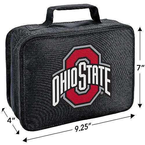 Campus Lab The Ohio State University Primary Logo Insulated Soft Sided Lunch Box - Reusable Lunch Bag For School Office Work, BPA Free