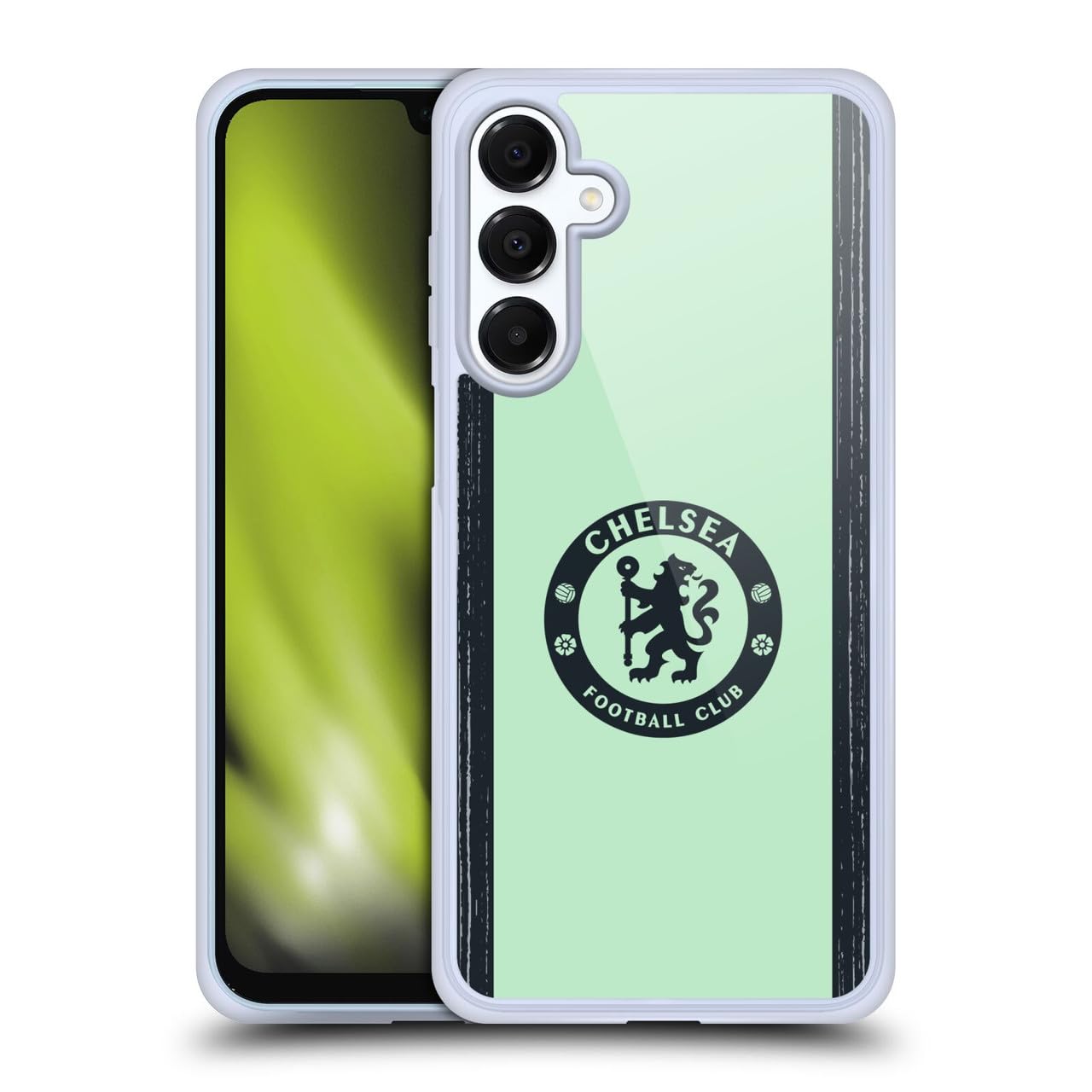 Head Case Designs Officially Licensed Chelsea Football Club Third 2023/24 Kit Gel Case [Military Grade Protection] Compatible with Samsung Galaxy A16 5G and Compatible with MagSafe