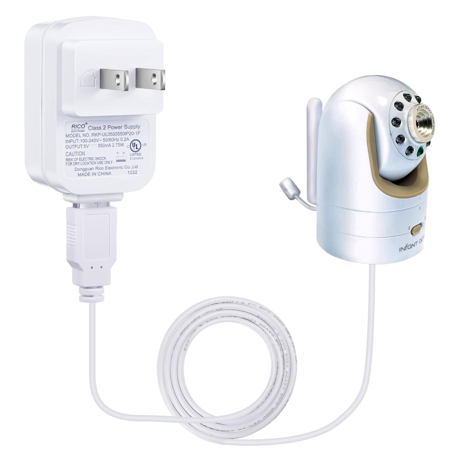 Charger for Infant Optics DXR8, 5.9 V Power Cord Adapter