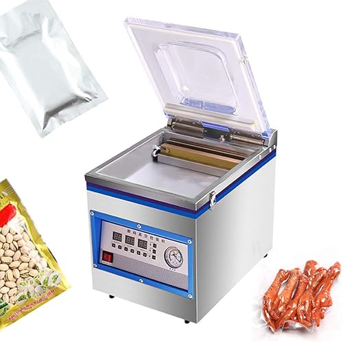 Chamber Vacuum Sealer, 1.8L 360W Kitchen Food Chamber Vacuum Sealer Stainless Steel Bag Sealer Food Chamber Tabletop Vacuum Sealer Machine, for