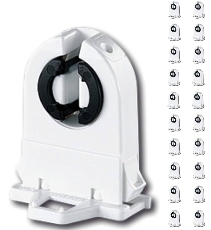 ほっか 20 Pack - BJB T8-T12 Lamp Holder UL Non-Shunted Push-Through