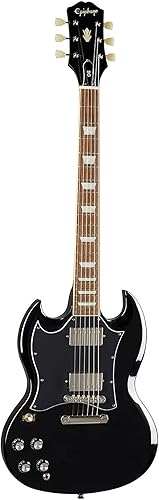 Epiphone SG Standard 61 - Guitarra eléctrica (zurdo, ébano)