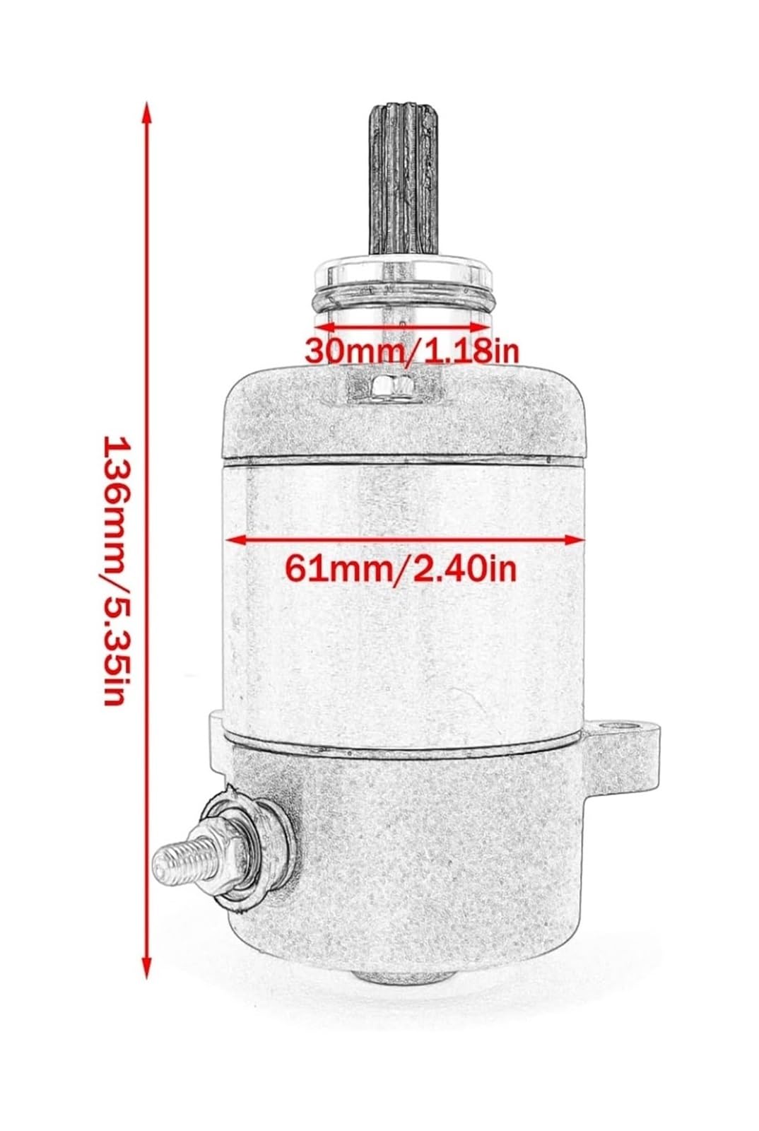 Motor Generador para Wave 125 para ANF125 para ANF125T para MSX125 para Innova para Motor De Arranque Grom 31200-KPW-901 Arrancador De Motocicleta
