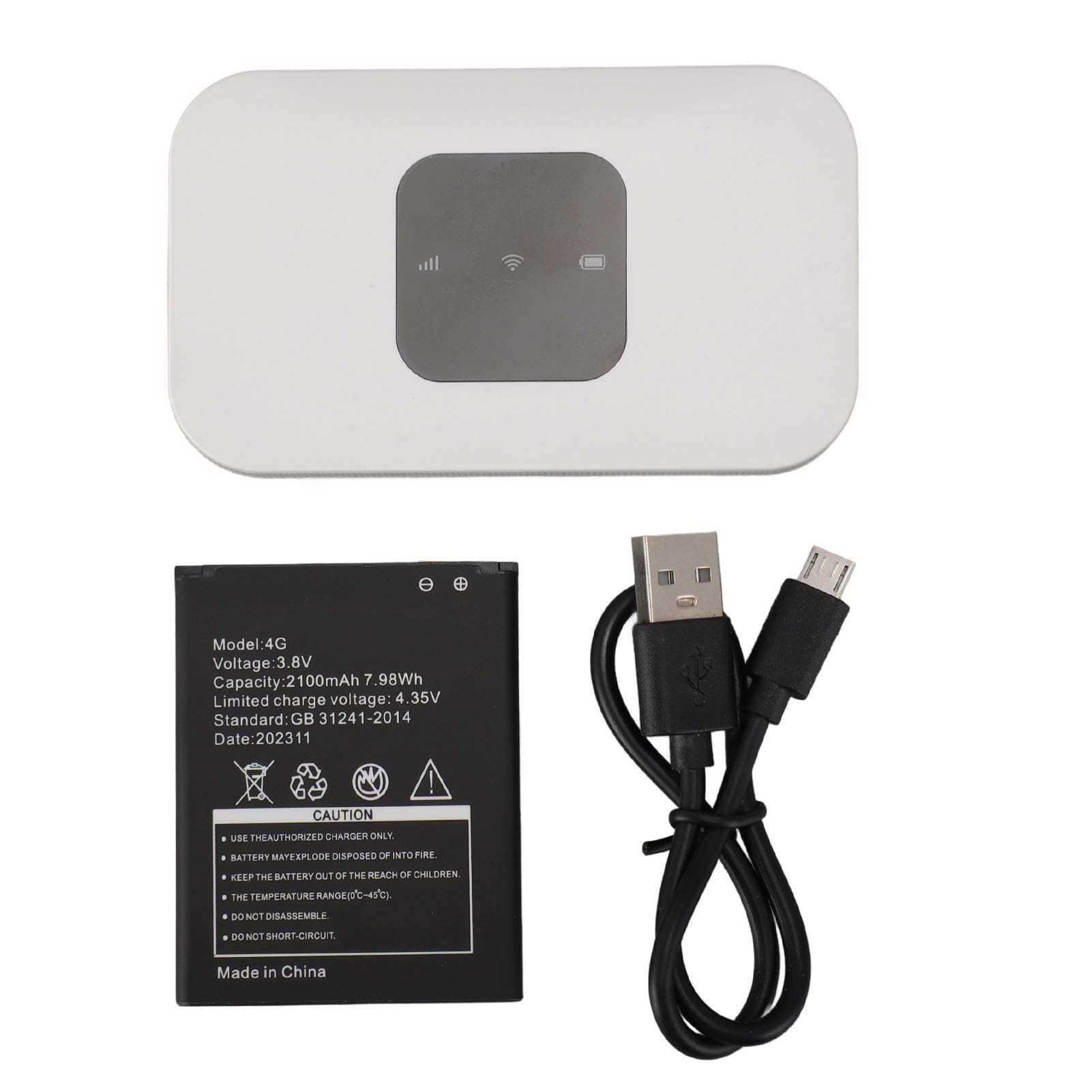 Hotspot WiFi Mobile débloqué, Routeur 4G LTE avec Emplacement pour Carte SIM, Vitesse de Transmission jusqu'à 150 Mbps, Routeur WiFi Portable pour Le Camping à Domicile, jusqu'à