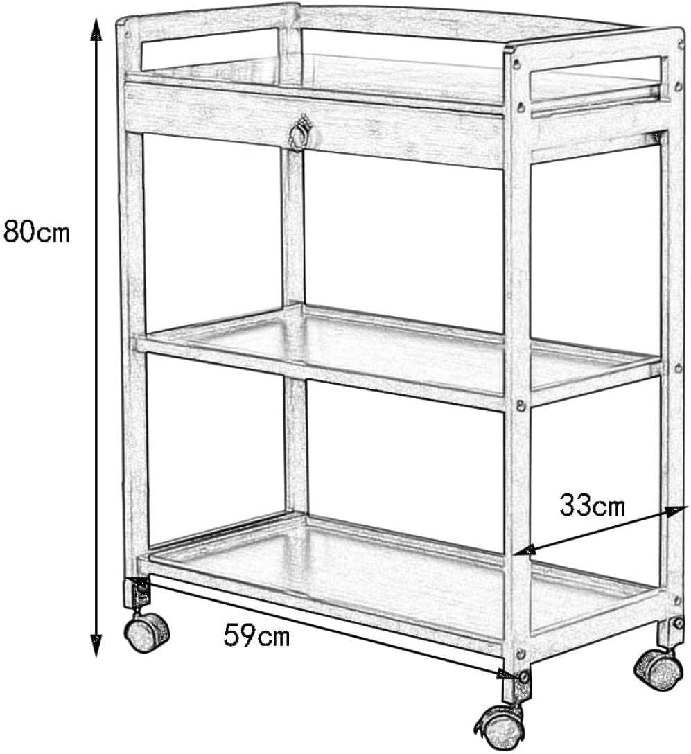 Trolley Hotel Service Cart for Home and Commercial Use Industrial Kitchen Rolling Cart with Serving and Storage Features Mobile Kitchen Cart for Bar and Kitchen Organization.