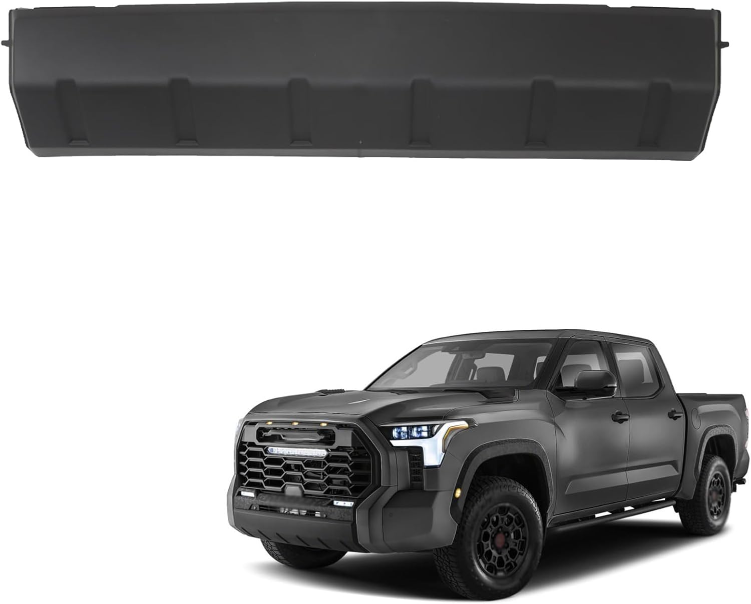 Black Front Bumper Lower Valance Panel Cover Plastic Replacement for Tundra 2022-2023 TO1095226 539110C100
