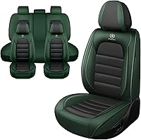 Vista 13 de Fundas de asiento de automóvil para Mercedes-Benz GLC 300 2017-2023, impermeables, suaves, transpirables, de piel sintética, con bolsillos