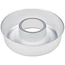 Pentole Agnelli COAL37LE28 Agnelli Family Cooking Rame e Pasticceria Ciambellone in Alluminio con Tubo, 28 cm