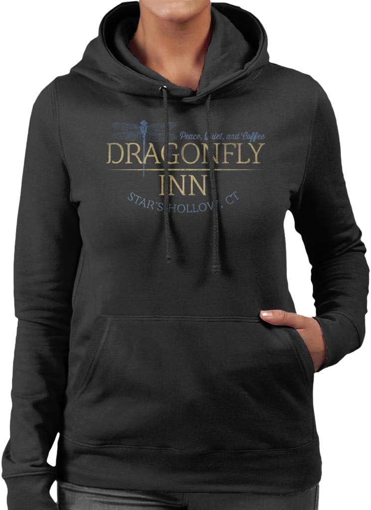 Cloud City 7Gilmore Girls Inspired Dragonfly Inn Women's Hooded Sweatshirt