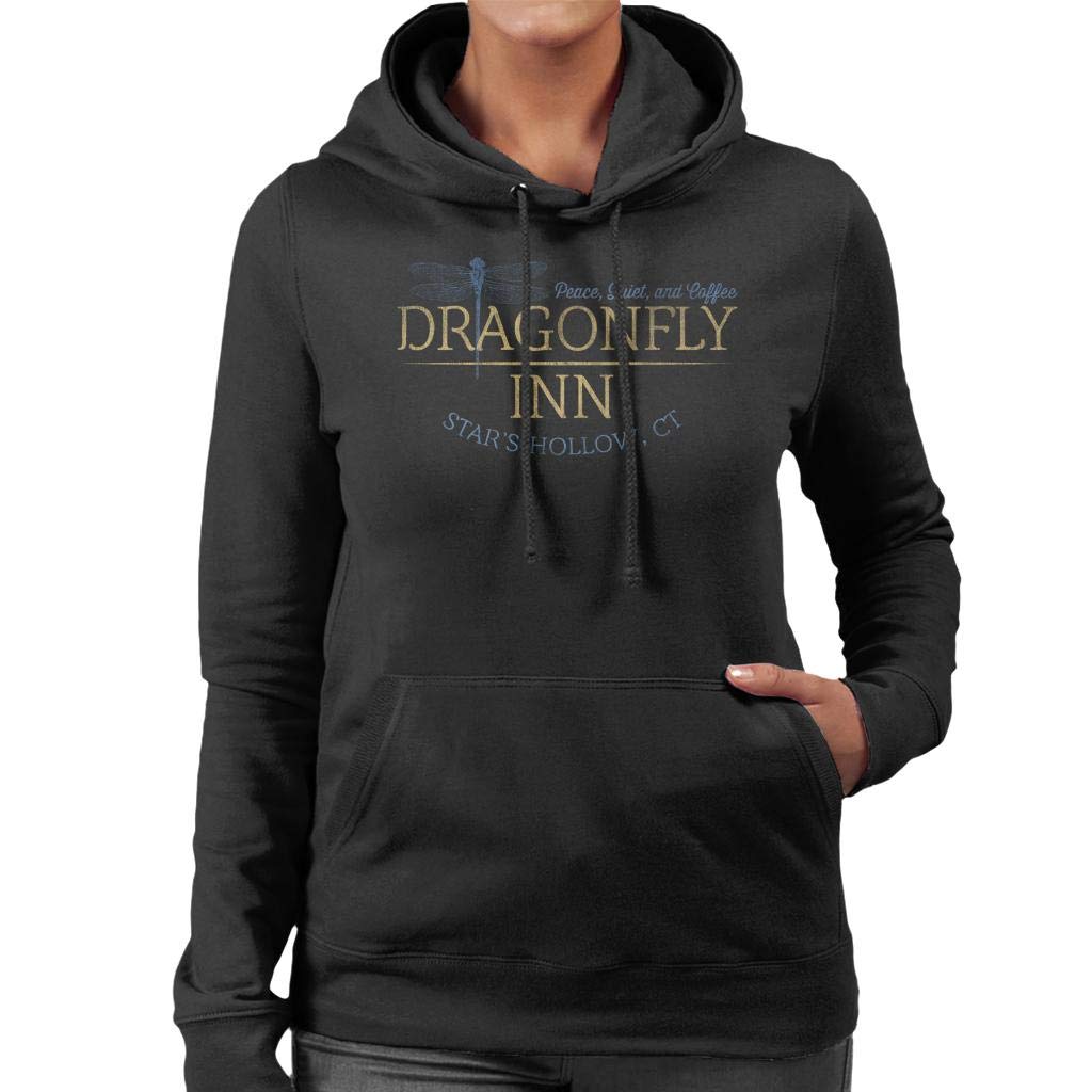 Cloud City 7Gilmore Girls Inspired Dragonfly Inn Women's Hooded Sweatshirt