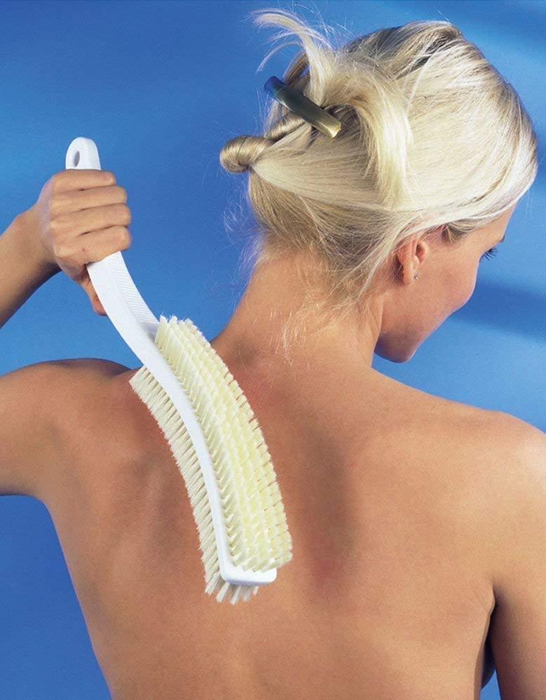 Patterson Medical Massagebürste mit langem Stiel