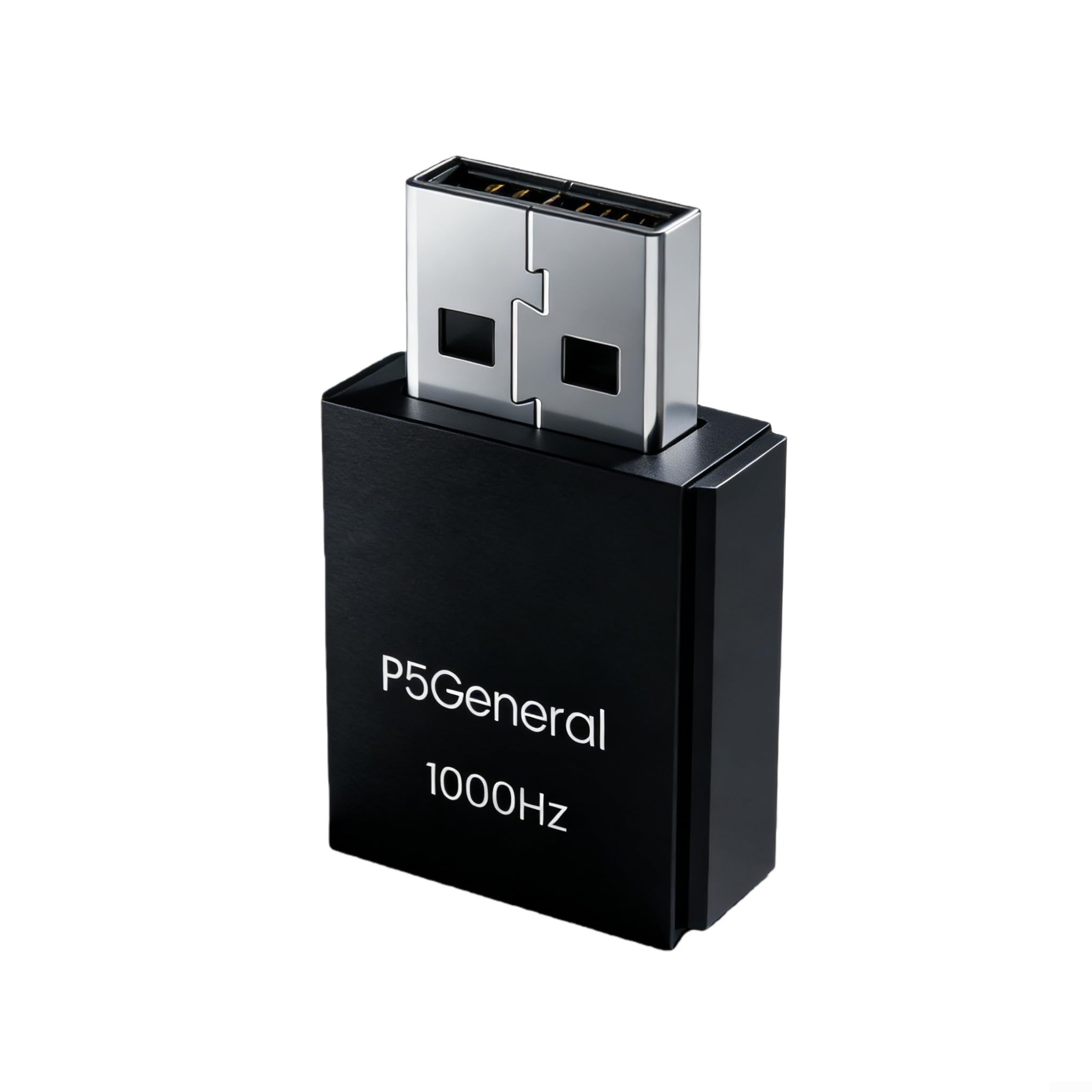 Adattatore a bassa latenza per PS5 Gaming 1000Hz Dongle USB bidirezionale per controller di terze parti tastiere mouse pad combattimento nero