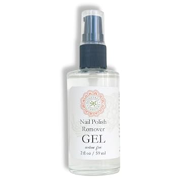 Honeybee Gardens Acetone-Free Nail Polish Remover Gel Botanically Enriched, Eco-Friendly Formula, 2 fl oz