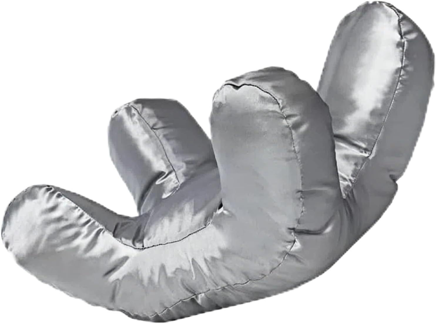 Anti Wrinkle Pillow for Sleeping Anti Aging Lemniva Beauty Pillow, Satin Flawless Face Pillows for Wrinkles Anti Aging Side Sleeper Wrinkle Prevention (Gray)