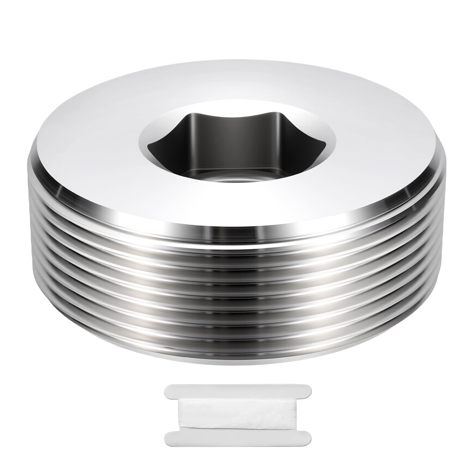 Raccord de tuyau 2 pouces NPT mâle hexagonal en acier inoxydable 304 pour pompe