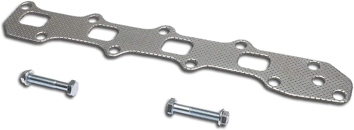 Auto Dynasty Aluminum Exhaust Manifold Header Gasket Set Compatible with 96-02 Chevy Cavalier/Pontiac Sunfire 2.4L