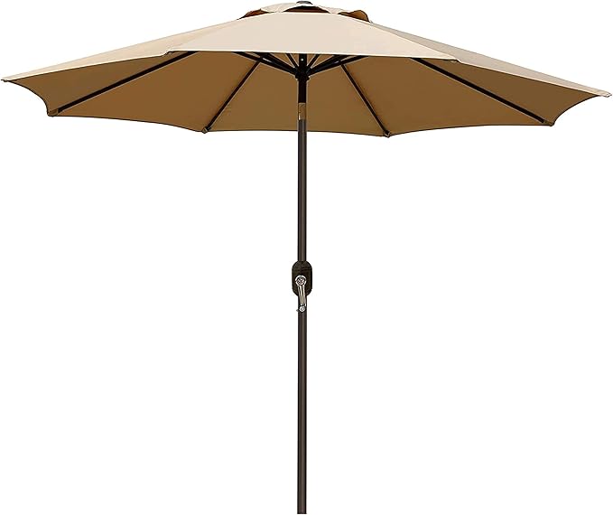 Blissun 9' Outdoor Patio Umbrella, Outdoor Table Umbrella
