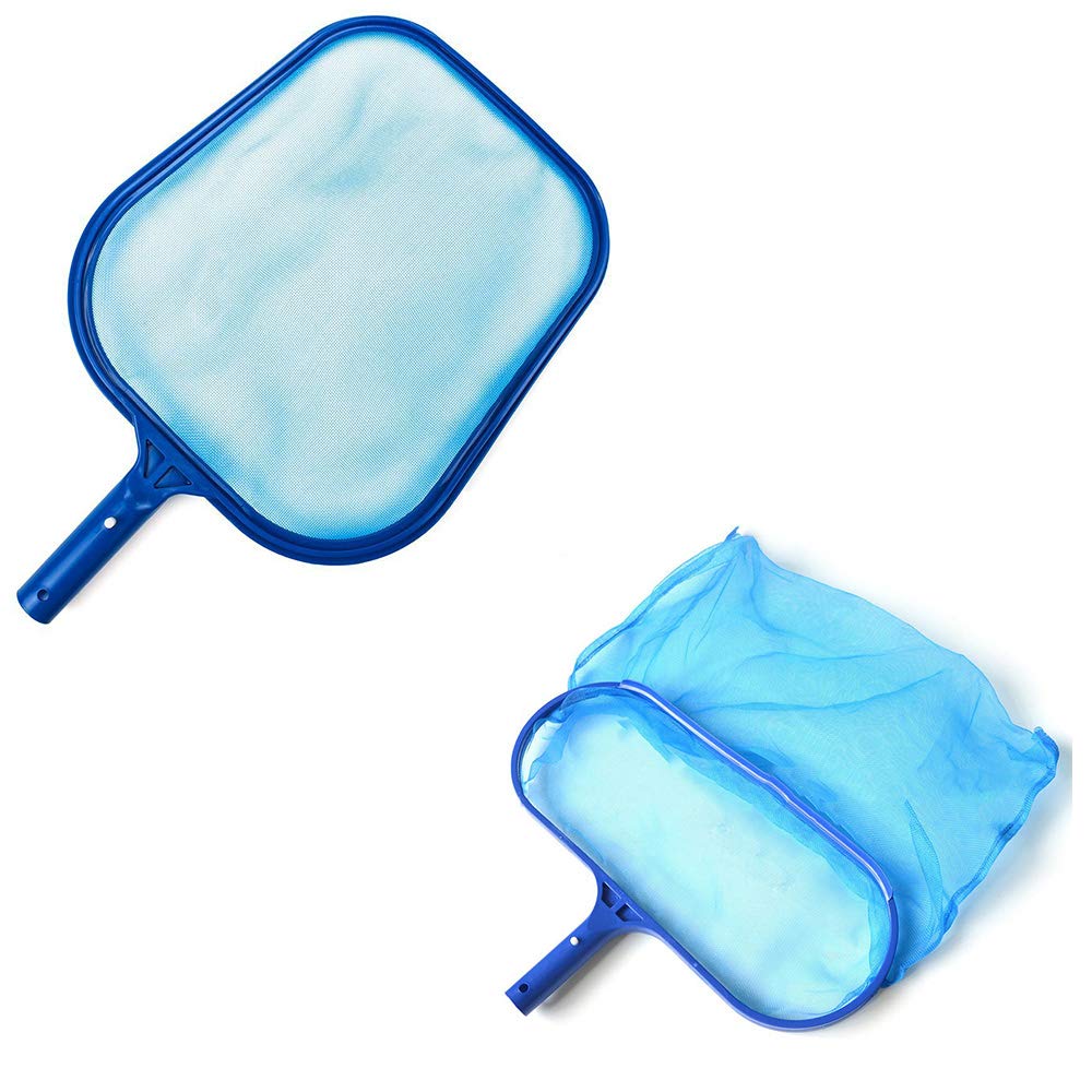 inherited Professional Pool Skimmer, Heavy Duty Leaf Skimmer Fine Mesh Net Sturdy Frame Suitable for Spas,Swimming Pool, Hot Tubs,Fish Tank For Cleaning Pool Leaves and Debris