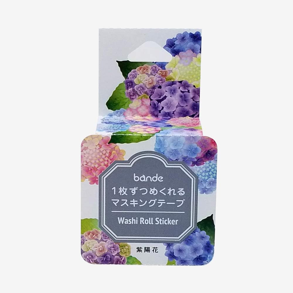 Bande Masking Roll Sticker Tape Hydrangea for Scrapbooking DIY (BDA276)