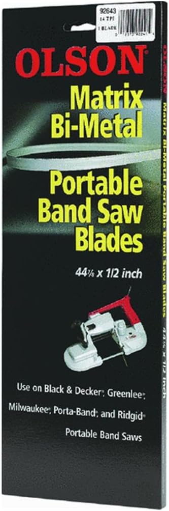 Olson Saw BM92541 1/2 by 0.20-Inch 10 TPI Variable Bi-Metal Bm92541 Band Saw Blade