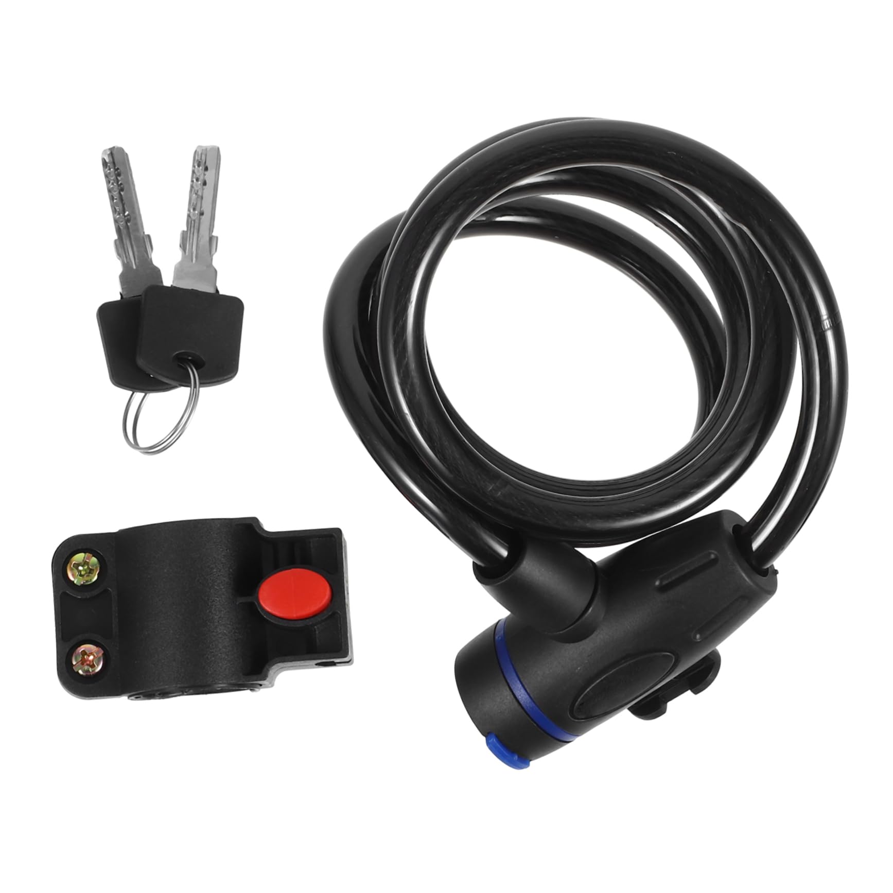 Abaodam Chain Lock for Bicycles Durable Black Bike Lock with Lightweight Security for Mountain Bikes and Scooters