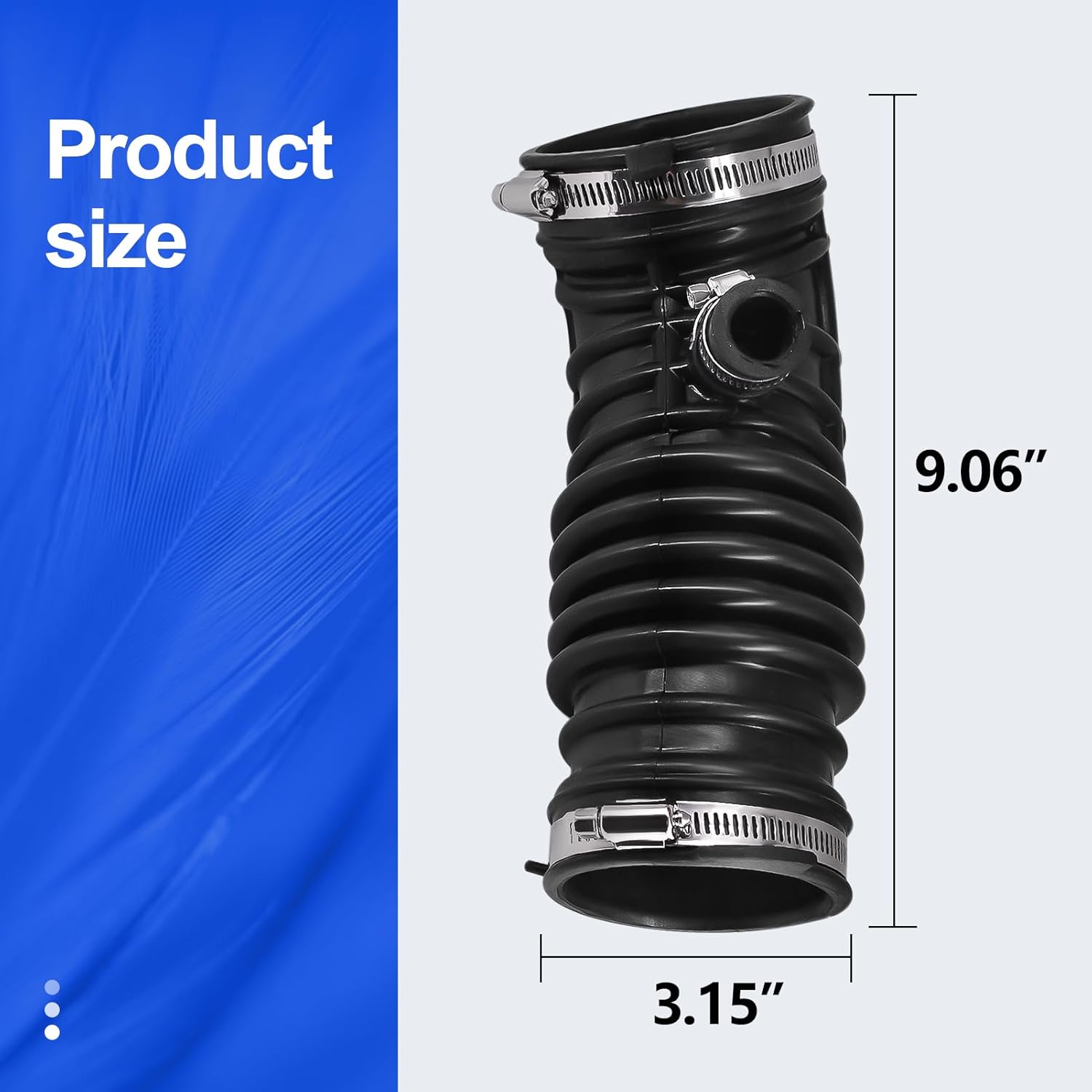 Engine Hose Compatible with Infiniti G37 2008-2013, Infiniti Q40 2015, Q60 2014-2016 and QX50 2014-2017, Nissan 370Z 2009-2021 Part Numbers 16576-EY00A 696-549