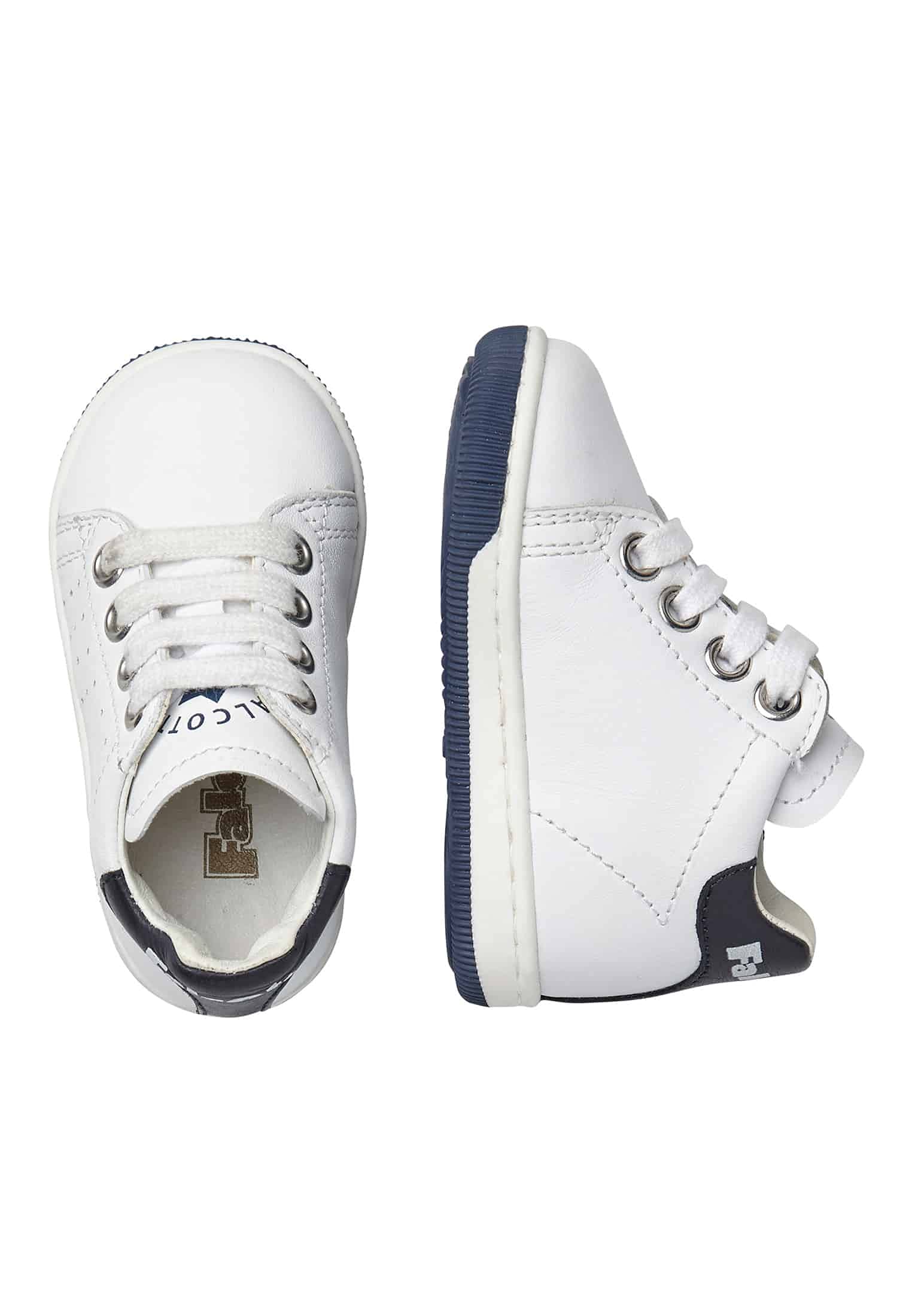 Falcotto Sneakers Stringate in Pelle Bicolore