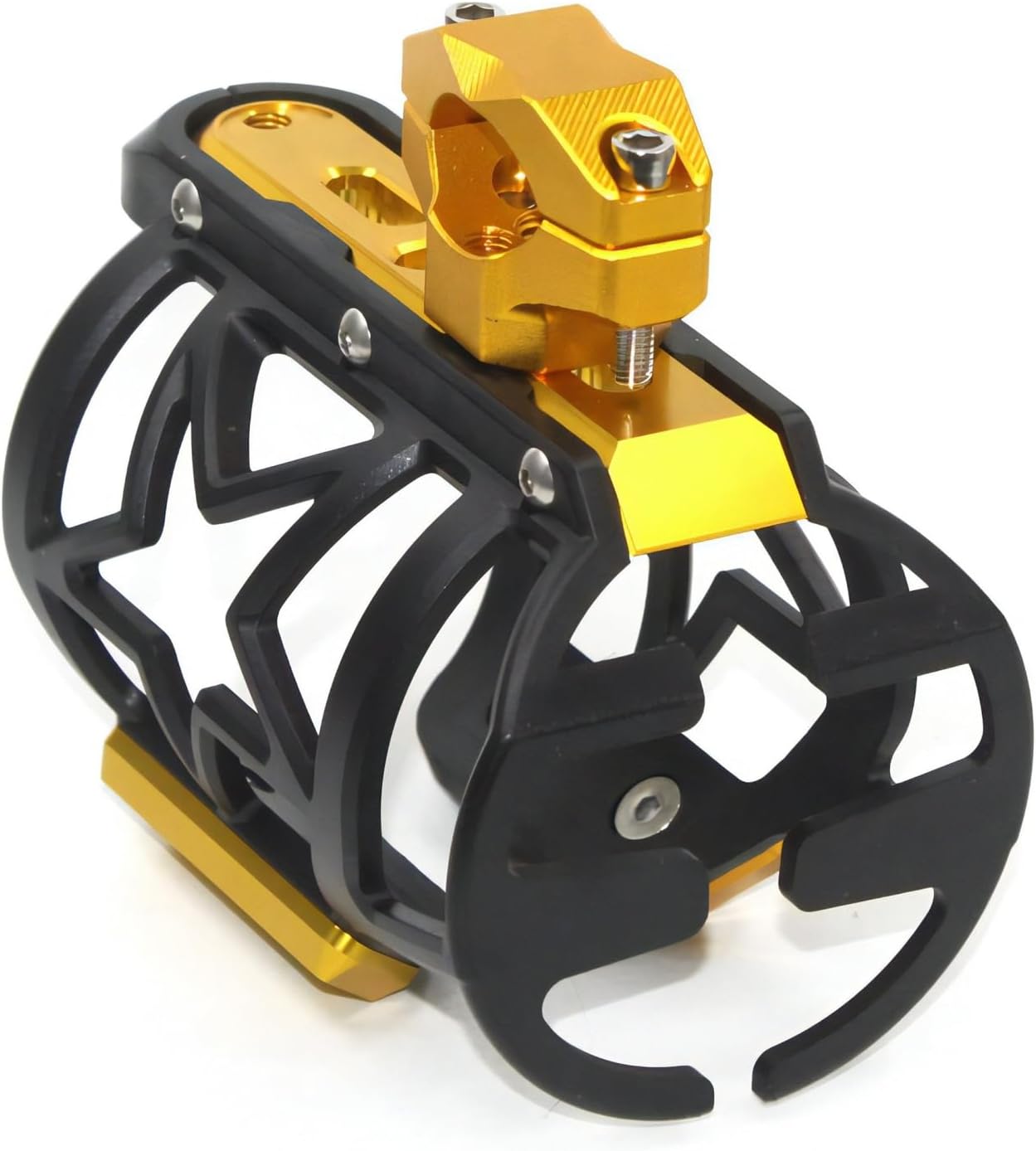 KAnduo for Honda for TRANSALP 600 650 700 XLV Water Bottle Holder Motorcycle Accessories Bottle Cage Cup Holder (Color : Orange)