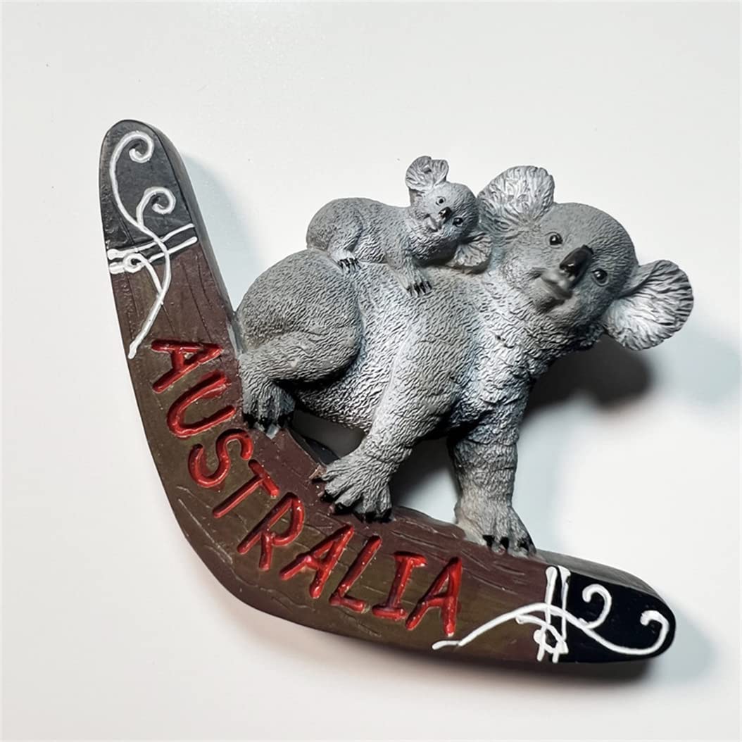 Magnete Da Frigorifero 3D Koala Australia – Souvenir In Resina Fatta A Mano – Adesivo Magnetico Per Cucina, Collezione Regalo