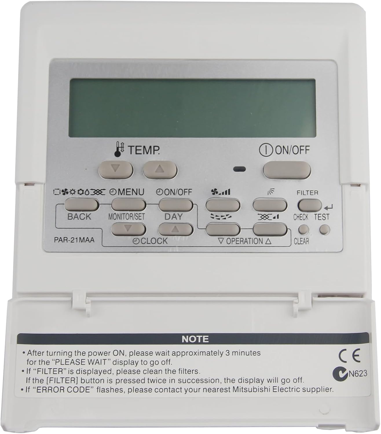 Central Air Conditioning Control Panel Wire Controller Communicator Compatible with Mitsubishi PAR-21MAA