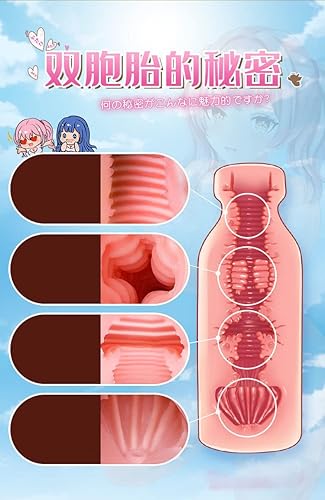 Miniatura 2 de Botella de leche chupando taza de masturbación molde real. Adultos portátil punto G para succión de pene, próstata coño, estimulación sexual,