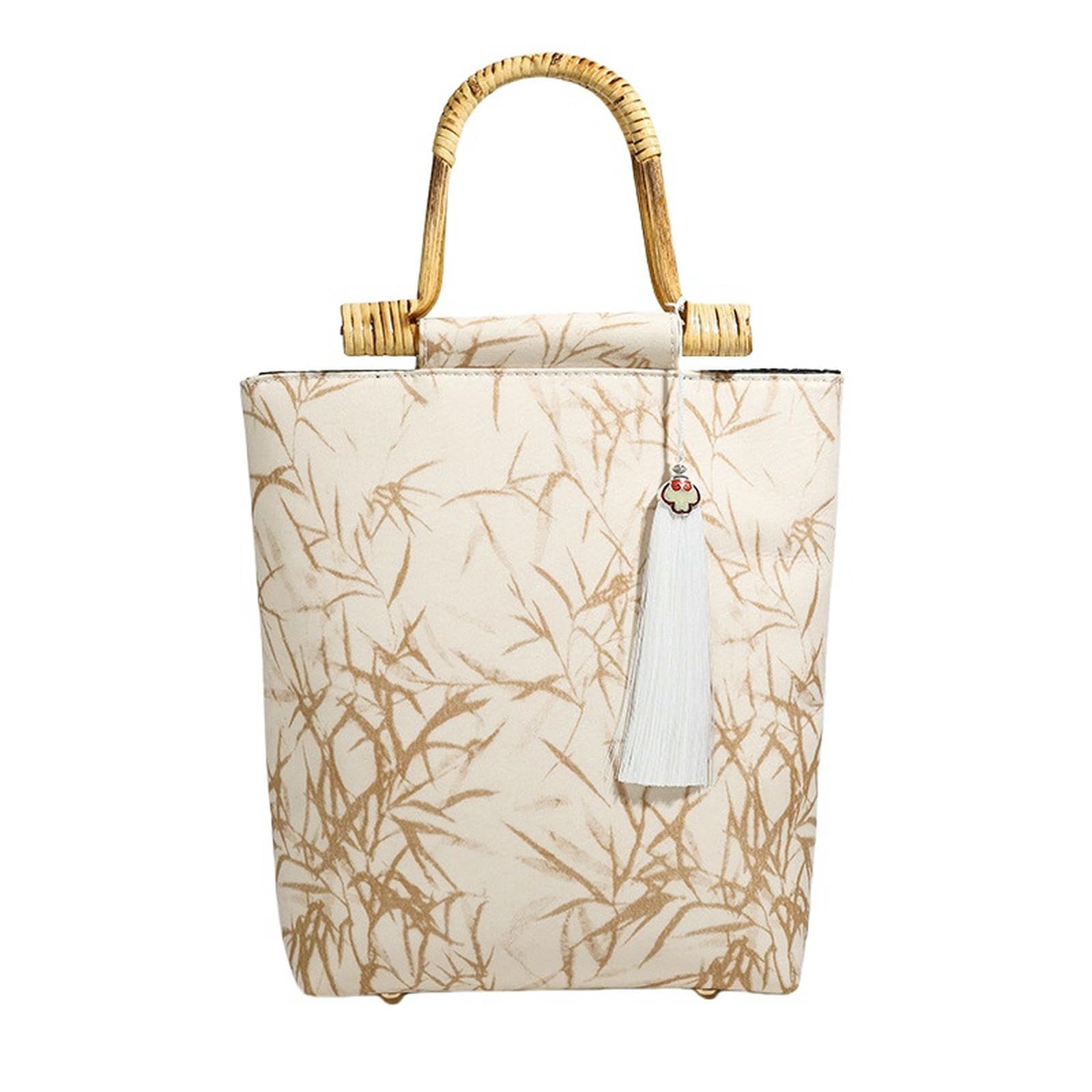 Sac en toile femme à main logeable blanc cassé pour ne plus manquer de place