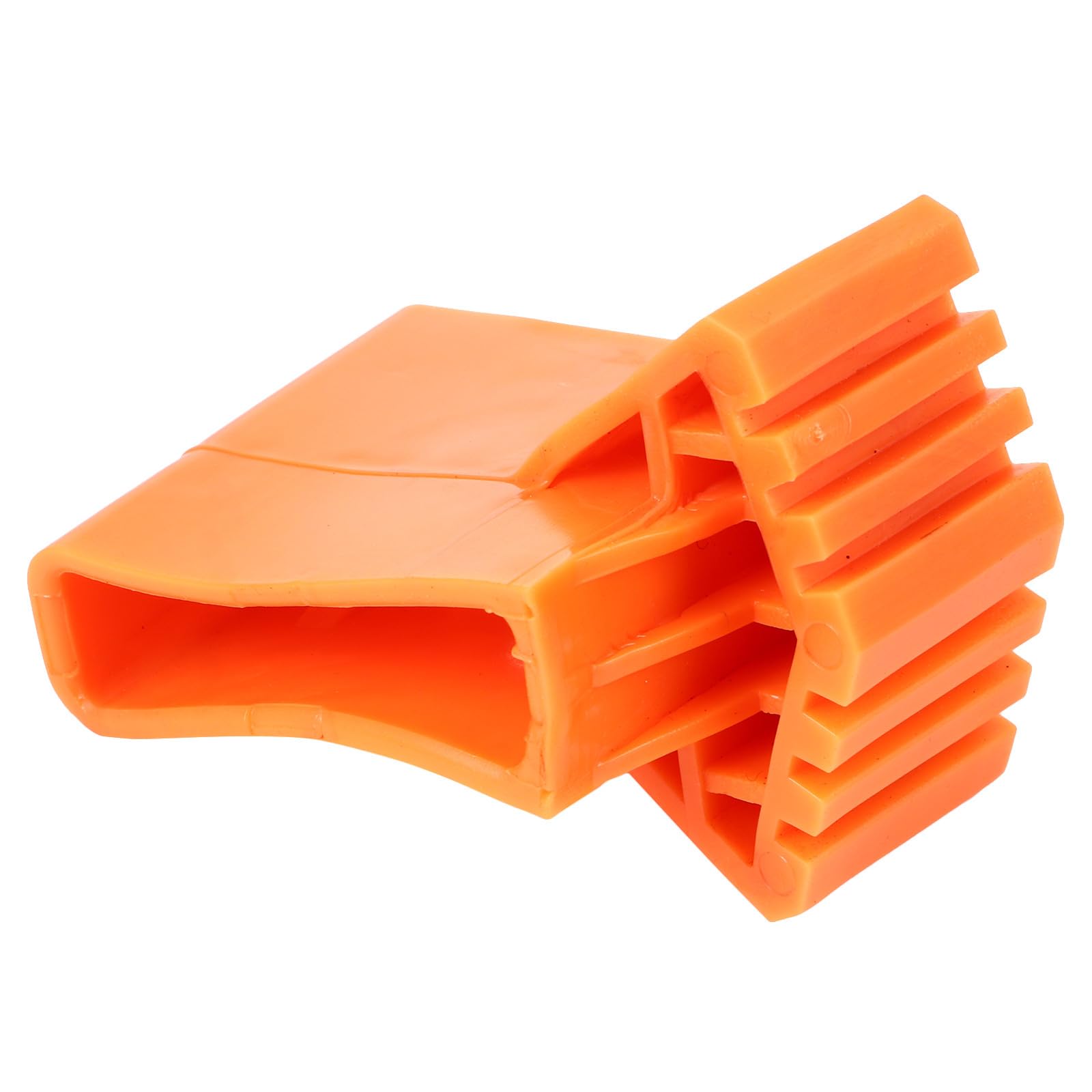 STOBAZA Cubiertas de Goma para Pies de Escalera 50X20 MM, Juego de 4 Piezas Resistentes, Antideslizantes para Escaleras de Aluminio en Hogares